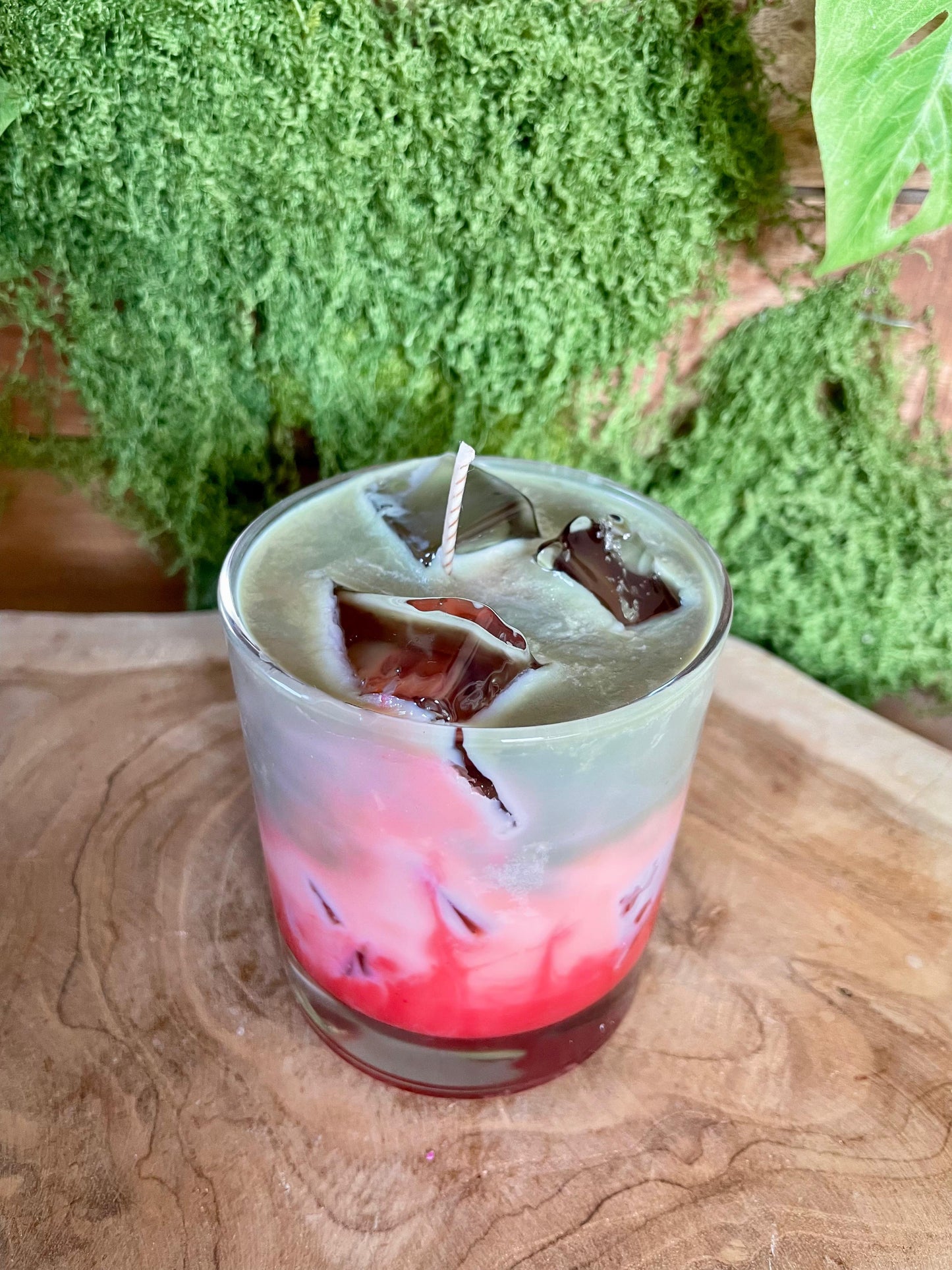 Iced Strawberry Matcha Latte