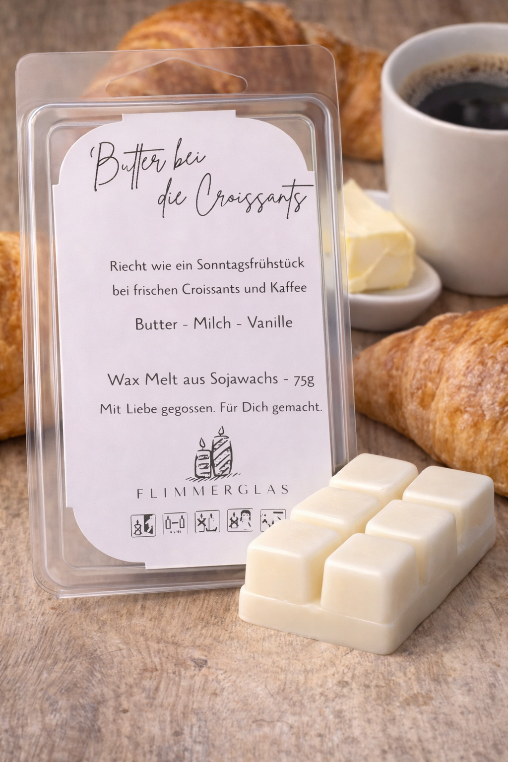 Butter bei die Croissants