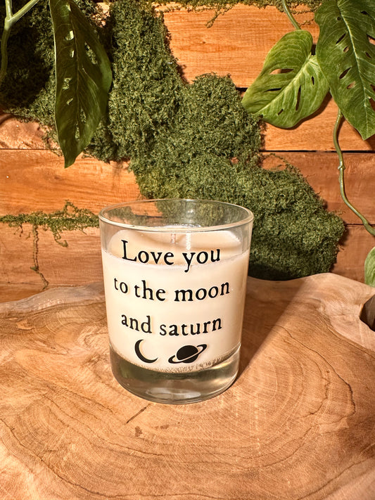 To moon and saturn
