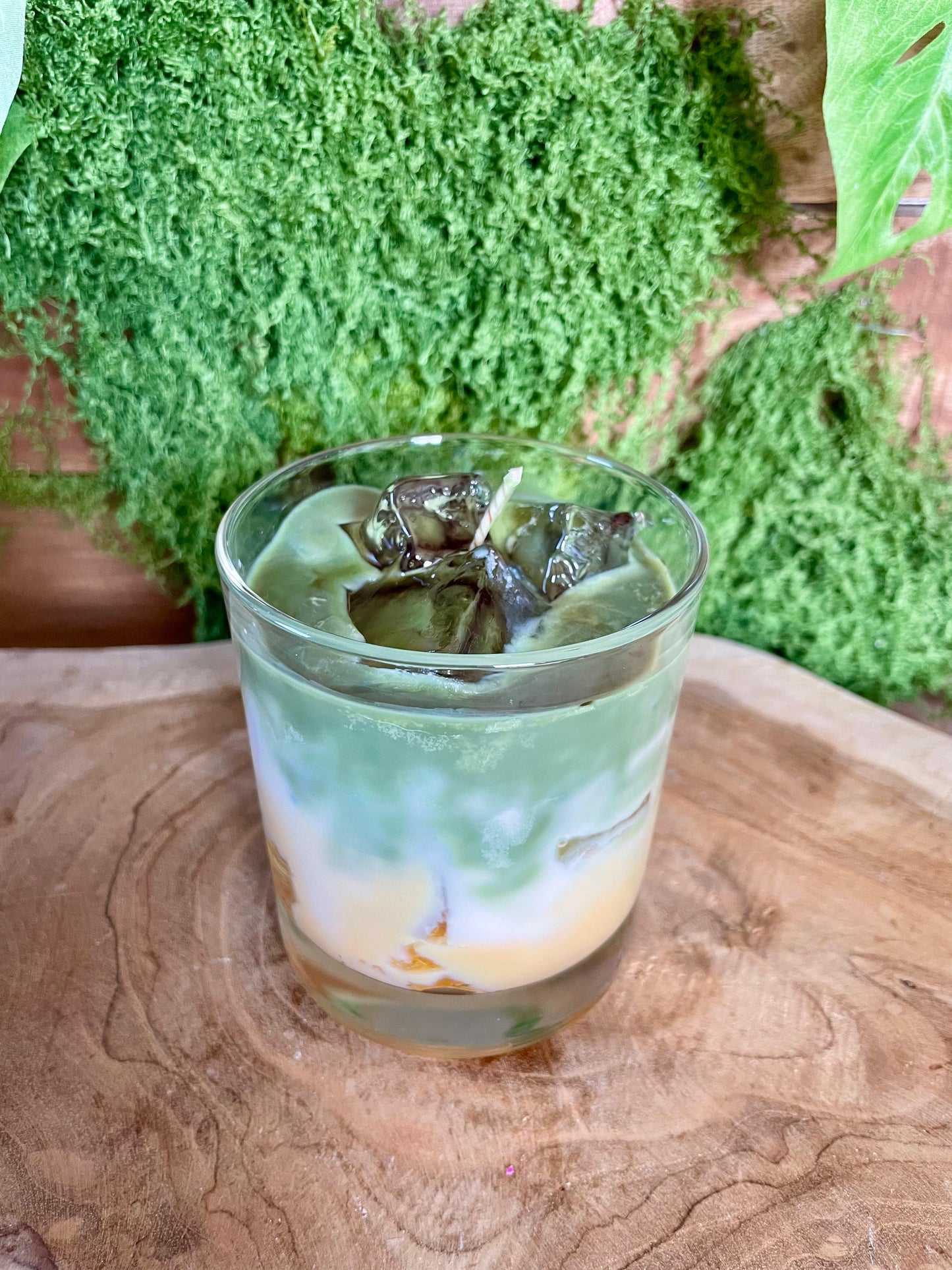 Iced Mango Matcha Latte